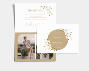 Estelle - Thank You Card with Insert