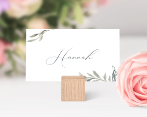 Muted Floral - Place Card