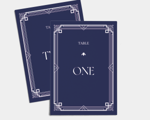 Gatsby - Table Numbers set 1 - 10