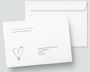 Painted Heart - Envelope C5