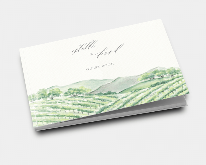 Painted Winery - Wedding Guest Book