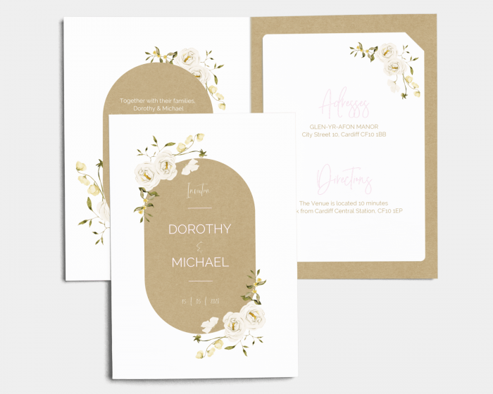 Estelle - Wedding Invitation with Insert