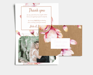 Cataleya - Thank You Card with Insert