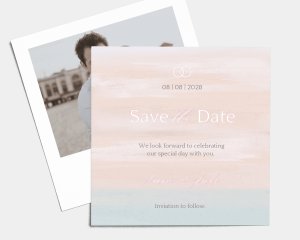 Pastell - Save the Date Card (square)