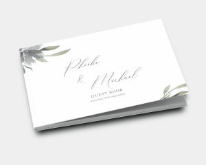Muted Floral - Wedding Guest Book