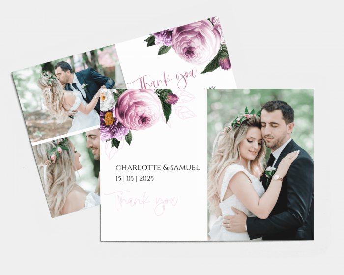 Fleur - Wedding Thank You Card