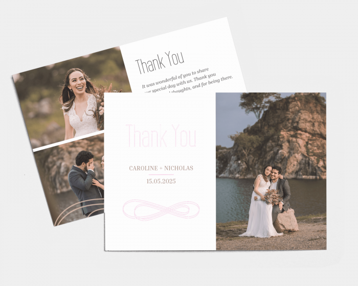 Infinito - Wedding Thank You Card