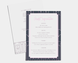 Milano - Wedding Information Card