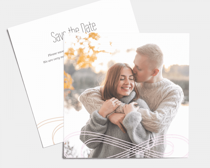 Infinito - Save the Date Card (square)