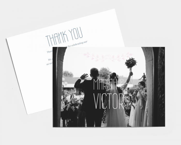 Together - Wedding Thank You Card