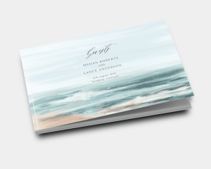 Painted Beach - Wedding Guest Book