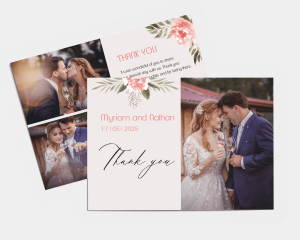 Aurora - Wedding Thank You Card