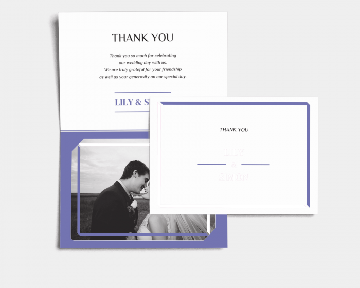 Bari - Thank You Card with Insert