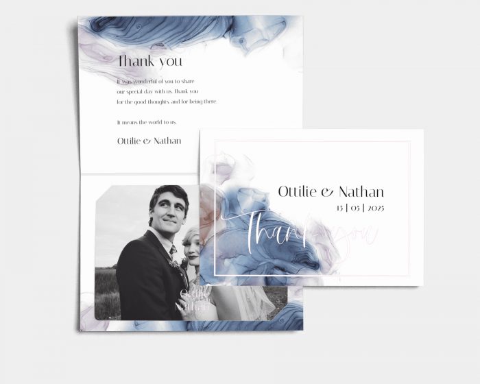 Ink - Thank You Card with Insert