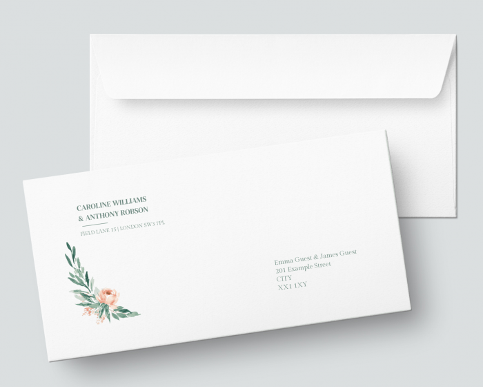 Gilded Botanical - Envelope DL