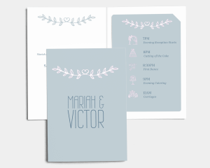 Together - Wedding Invitation with Insert