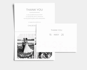 Trend - Thank You Card with Insert