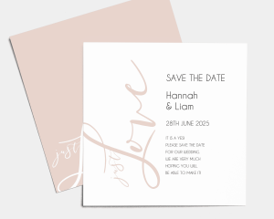 Just - Save the Date Card (square)