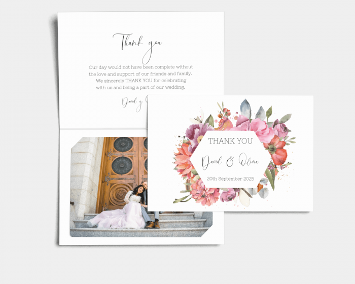 Estiva - Thank You Card with Insert