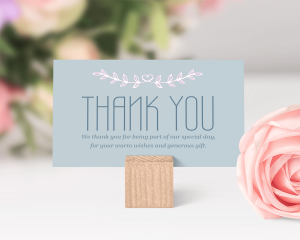 Together - Small Wedding Thank You Card