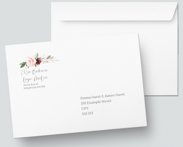 Beloved Floral - Envelope C5
