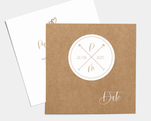 Couple - Save the Date Card (square)