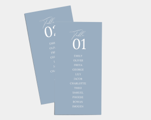 Love Song - Seating Cards 1 - 10