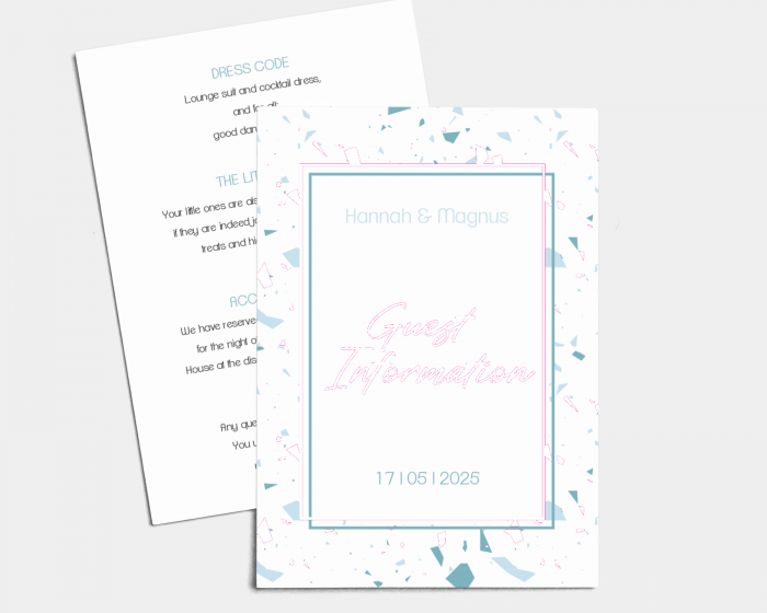 Beautiful Confetti - Wedding Information Card