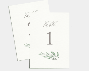 Painted Winery - Table Numbers set 1 - 10