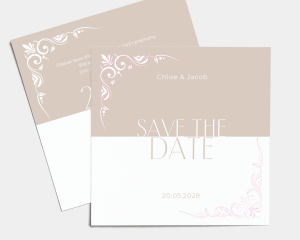 Beauty - Save the Date Card (square)