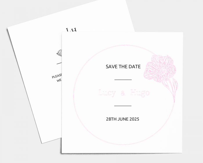 Florentine - Save the Date Card (square)