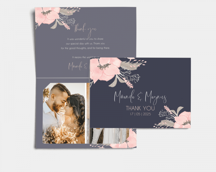 Harmony - Thank You Card with Insert