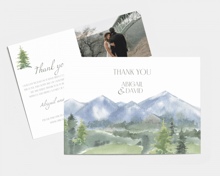 Countryside - Wedding Thank You Card